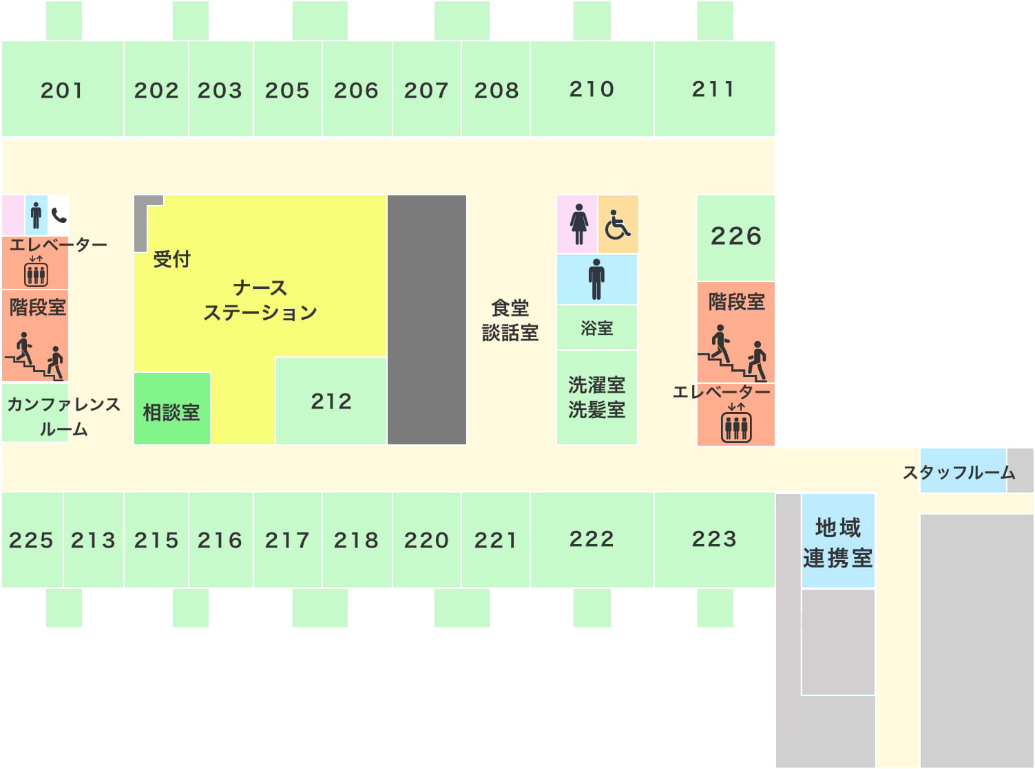 2Fフロアマップ図